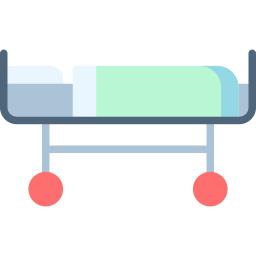lit d'hôpital Icône