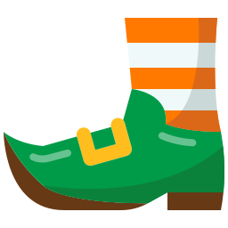 Leprechaun shoe icon