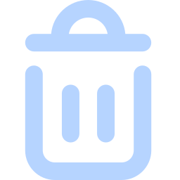 Trash bin icon