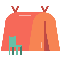 camping zelt icon