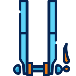 Bicycle fork icon