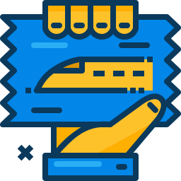 Train ticket icon