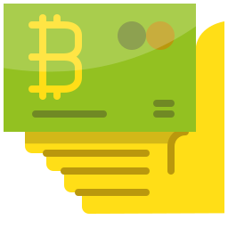 bitcoin aceptado icono