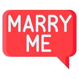 solicitar matrimonio icono
