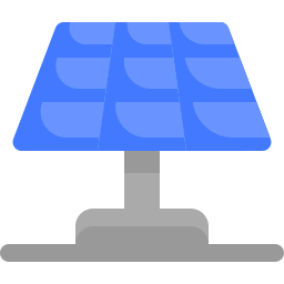 panel solar icono