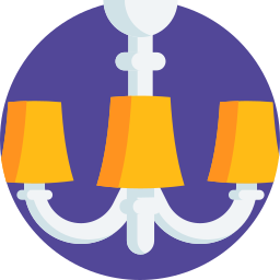lámpara de techo icono