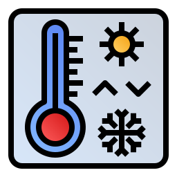 temperatuurregeling icoon