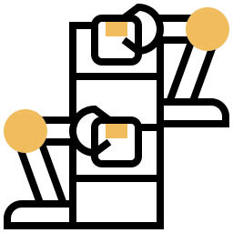 sistema di elaborazione icona