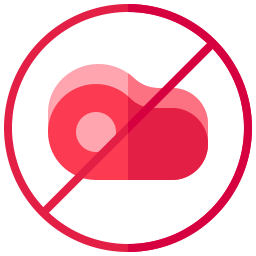 No meat icon