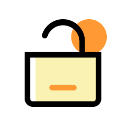 Open padlock icon