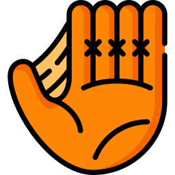 Baseball glove icon