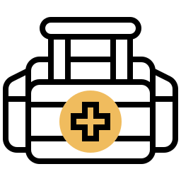Aid kit icon