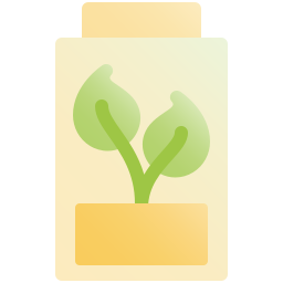 Eco battery icon