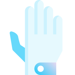 Sports gloves icon