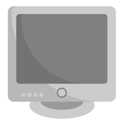 monitor de computadora icono