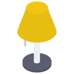 Desk lamp icon