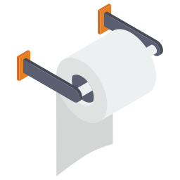 Tissue roll icon