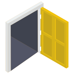 Open door icon