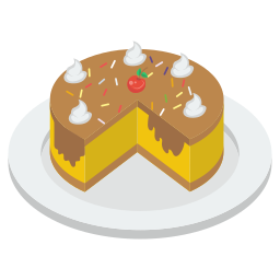 Birthday cake icon