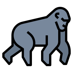 gorilla icona