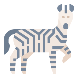 zebra Ícone