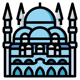mesquita azul Ícone