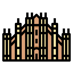 catedral de milão Ícone