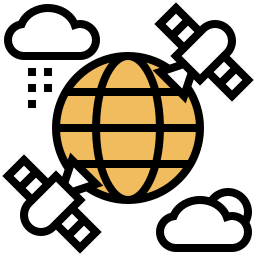 衛星接続 icon