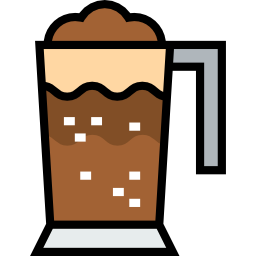 Coffee glass icon