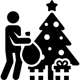 árbol de navidad icono