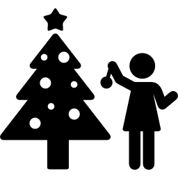 Christmas tree icon