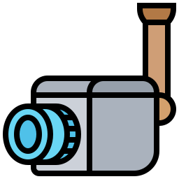 cámara de cctv icono