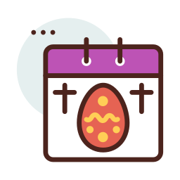 día de pascua icono