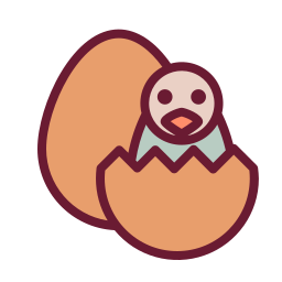 Small chick icon