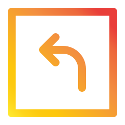 Turn left icon