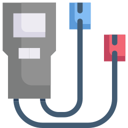 Аккумуляторный кабель иконка