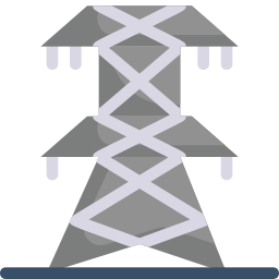 Electric tower icon