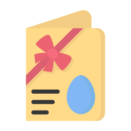 Greeting card icon