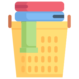 Laundry basket icon