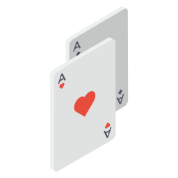 cartas de póker icono