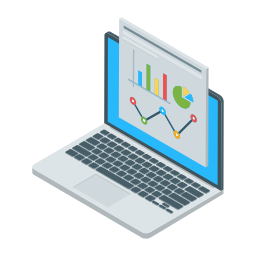 análisis de datos icono