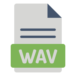 archivo wav icono