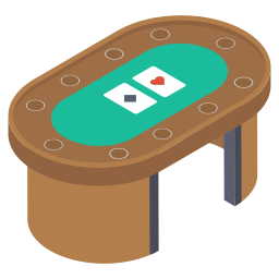 mesa de póker icono