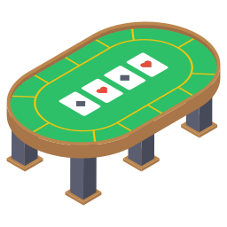 mesa de poker Ícone