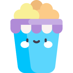 Popcorn box icon