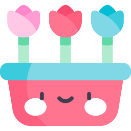 Flower pot icon