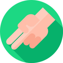 zwei finger icon