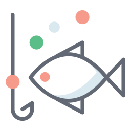Рыболовный крючок иконка