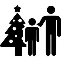 árbol de navidad icono