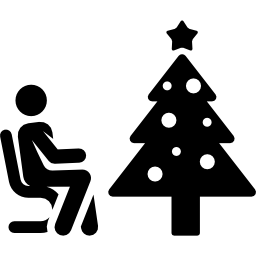 árbol de navidad icono